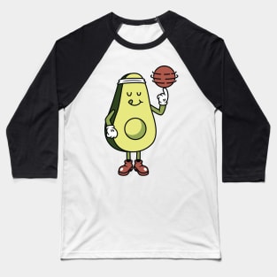 Avocado Playing Ball Baseball T-Shirt